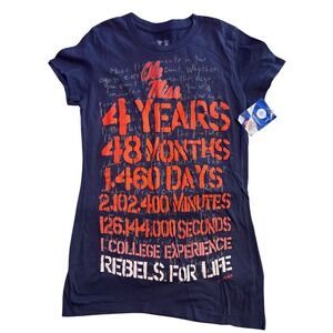NEW My U Ole Miss Rebels College Experience Graphic T Shirt NCAA  Women's M